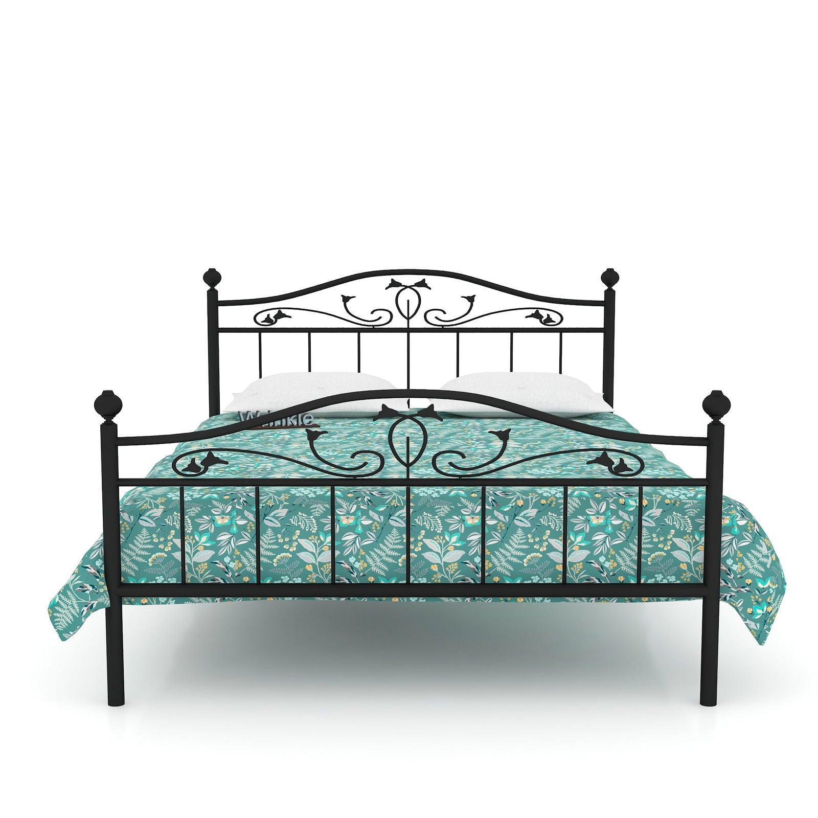 MetalCraft Arrowhead Iron Bed - Furnishiaa -  -